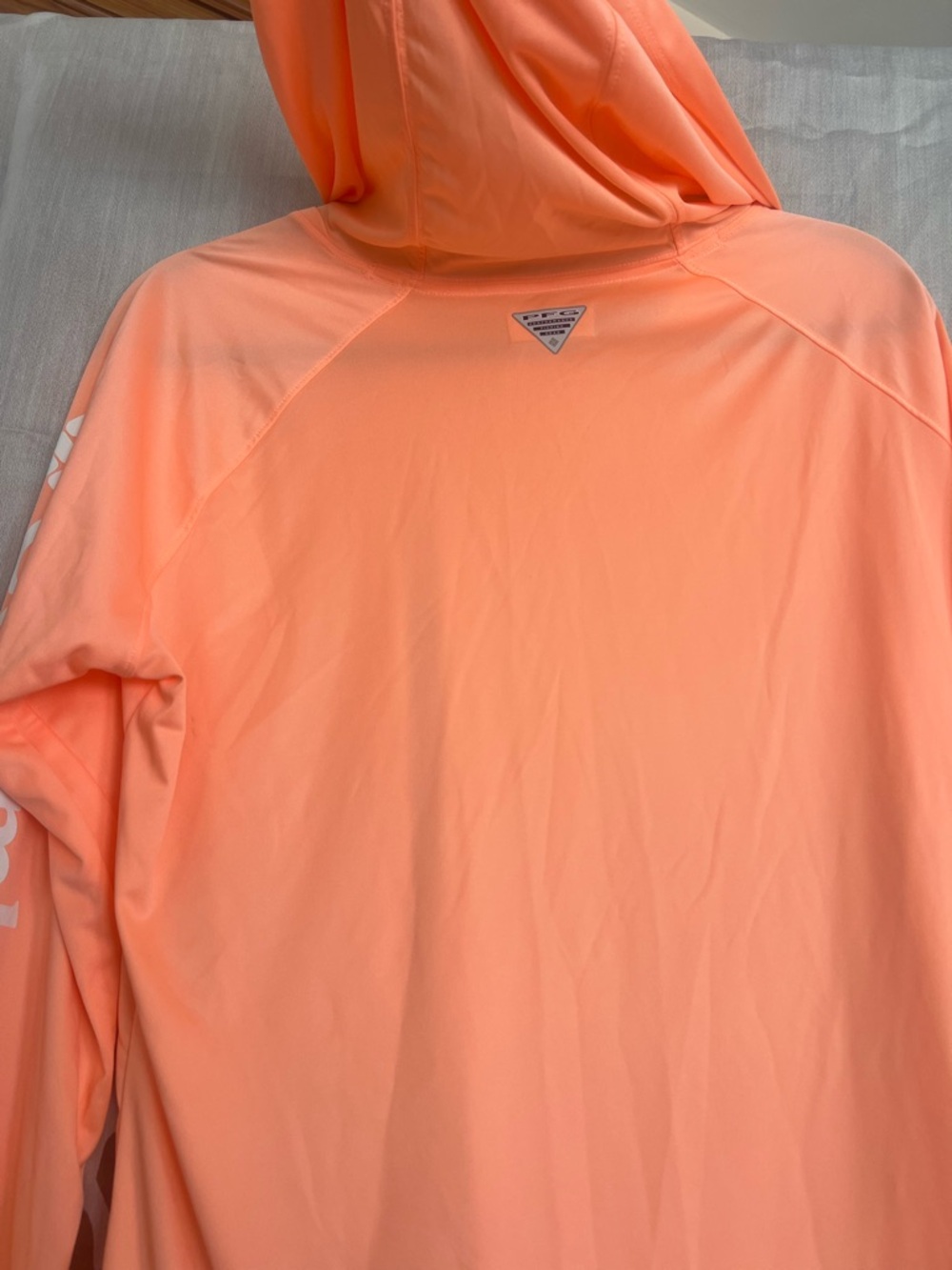 Columbia Peach Long Sleeve Hooded Sun Tee - Picture 3 of 6